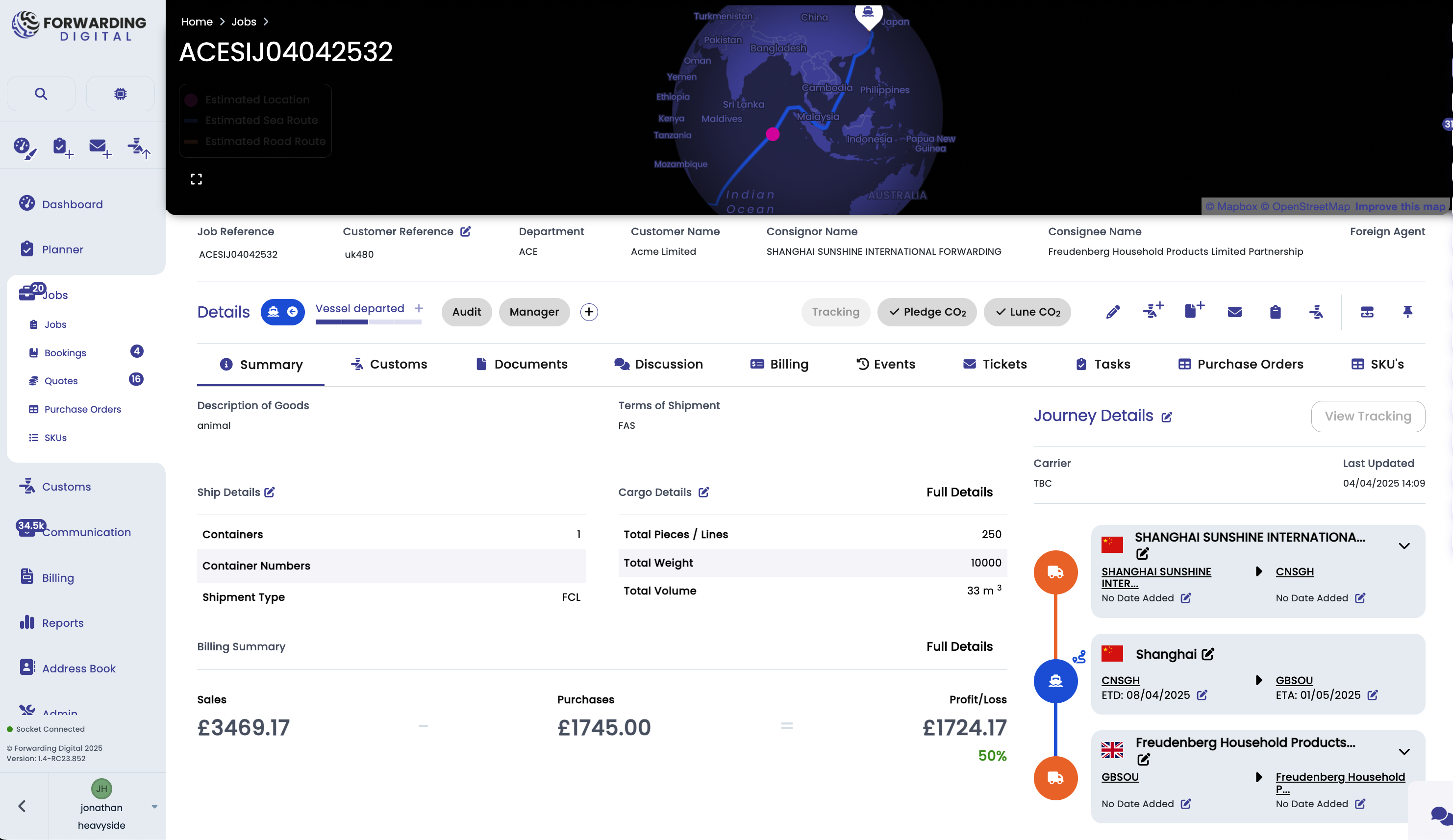 Forwarding Digital Future Proof Freight Customs Software